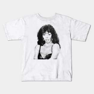 Donna Summer // Vintage Style Design Kids T-Shirt